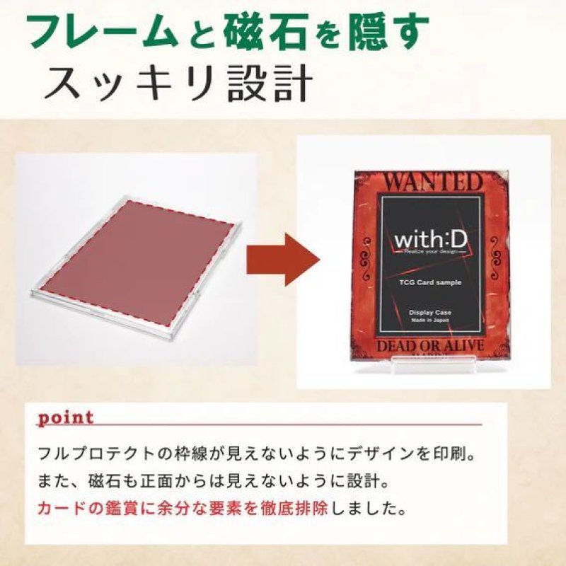 画像12:  [3%OFF]  ネオジム・スライド-type ミニ WANTED 各種類 光沢仕様 T-stand付[with:D] 【ポイント還元率1%】 (12)