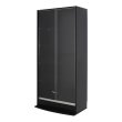 画像2: 【メーカー直送品】JAJAN コレクションラックワイド 引き戸ハイタイプ 奥行39cm本体 (2)