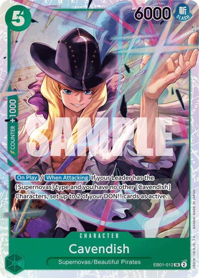 画像1: ONE PIECE CARD GAME Memorial Collection Cavendish[ランクA] (1)