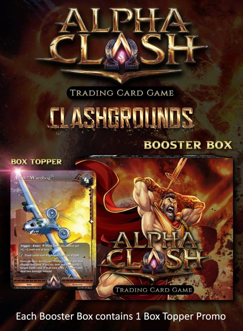 画像1:  【お取り寄せ】[送料無料]  Alpha Clash TCG: Clashgrounds Booster Box 【ポイント還元率1%】 (1)
