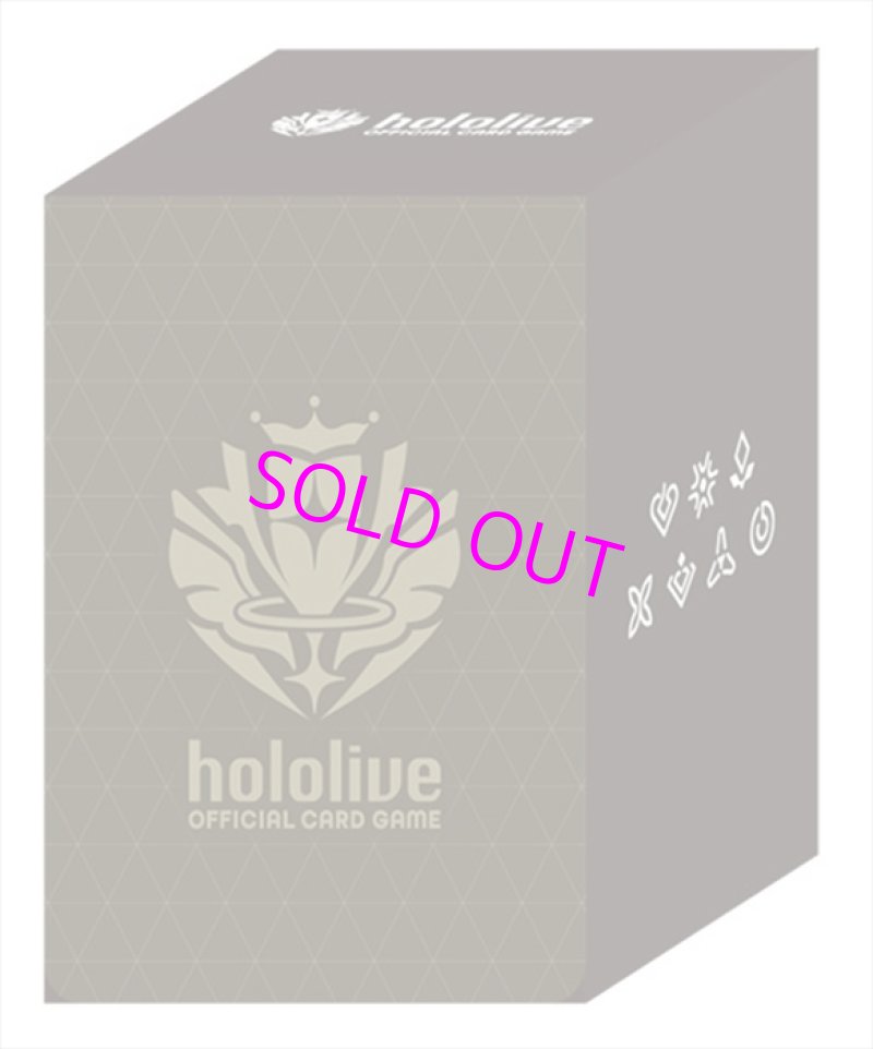 画像1: 【予約】hololive OFFICIAL CARD GAME オフィシャルデッキケース Vol.3 『ブランドロゴ』[カバー]【2024年11月発売】 (1)